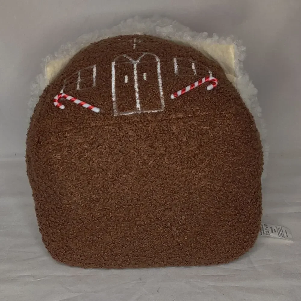 Cupcakes‎ and Cashmere Peppermint Gingerbread Teddy Sherpa Pillow TIKTOK